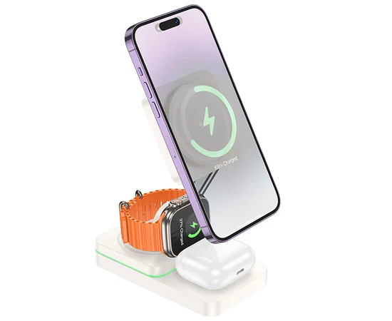 БЗУ Hoco CQ10 Consuelo 3-in1 Milky White