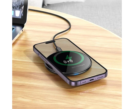 БЗУ BOROFONE BQ36 Juniper ultra-thin 15W Black