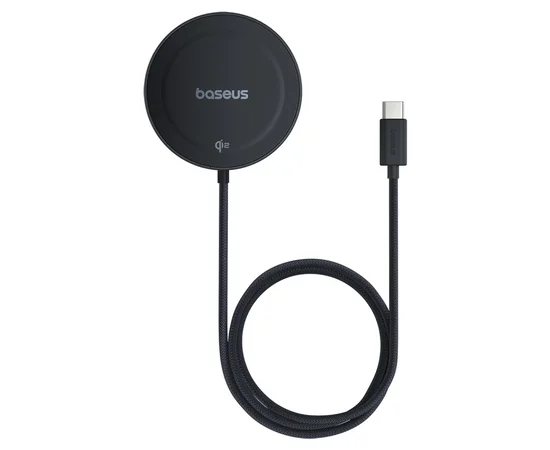 БЗУ Baseus Simple Mini4 Magnetic Wireless Charging Stand 15W (P10273300121-02) Cosmic Black