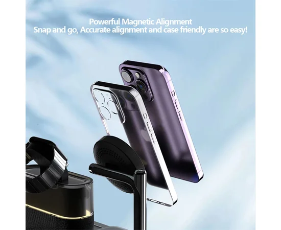 БЗУ + часы C09 4in1 Black