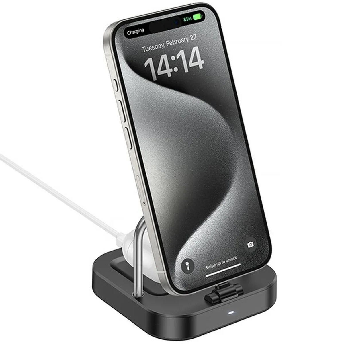 БЗУ Hoco CQ16B Astute 2in1 15W Black