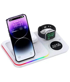 БЗУ + часы A82 4in1 White