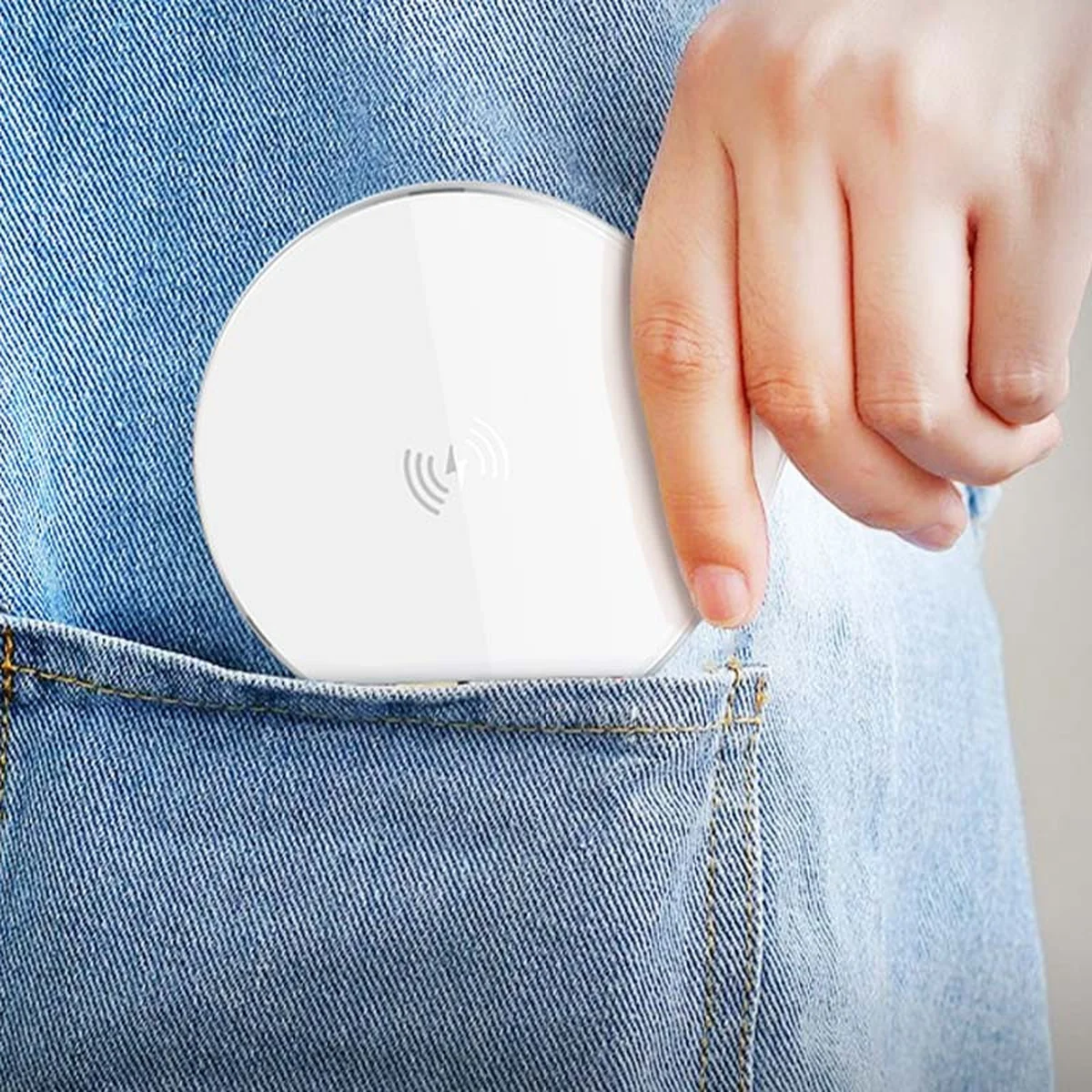 БЗУ BOROFONE BQ36 Juniper ultra-thin 15W White