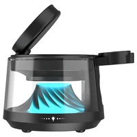 БЗУ WIWU Wi-W039 Flow 5in1 wireless charger with Speaker & Night Light 15W Black