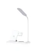 БЗУ Usams US-CD195 15W 4in1 Wireless Charging Holder With Table Lamp White
