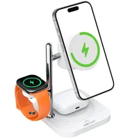 БЗУ Acefast E39 desktop 4in1 Qi2 32.5W White