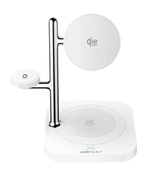 БЗУ Acefast E39 desktop 4in1 Qi2 32.5W White