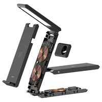 БЗУ Usams US-CD181 15W 3in1 with Table Lamp Black