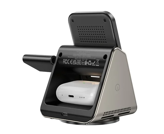 БЗУ BOROFONE BQ30 Wide 3in1 15W Metal gray