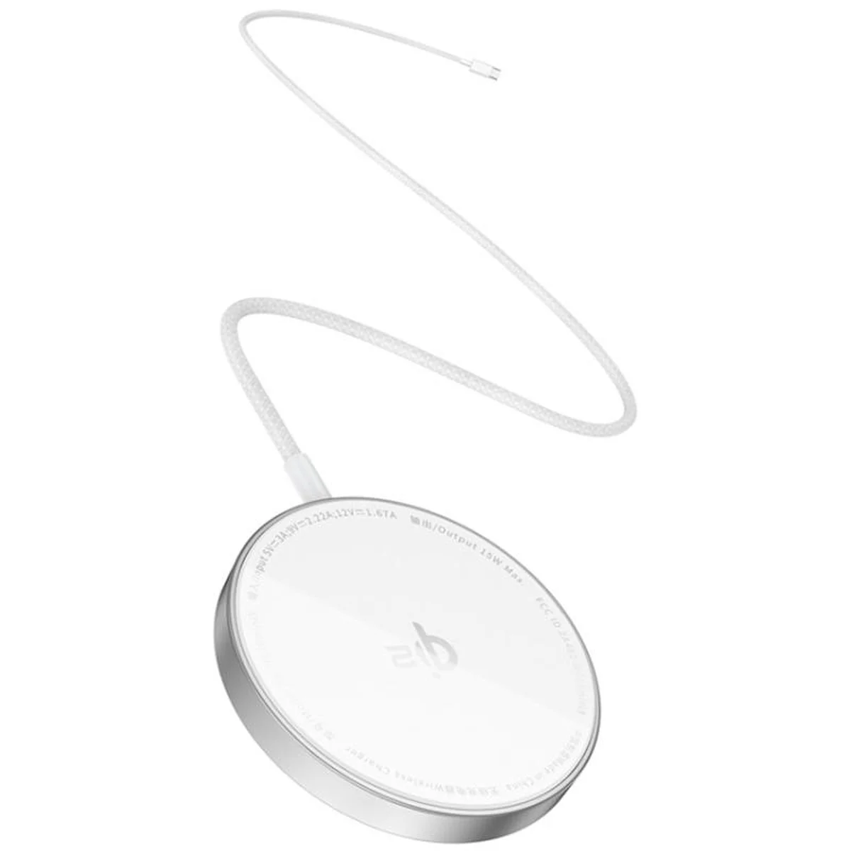 БЗУ Baseus Simple Mini4 Air Magnetic Qi2 15W (P102782) Frost Silver