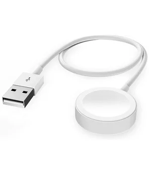 БЗУ Magnetic Fast Charger to USB-A Cable for Apple Watch (AAA) (box) White БЗУ Magnetic Fast Charger to USB-A Cable for Apple Watch (AAA) (box) White