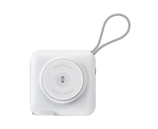 Портативное ЗУ Power Bank WIWU Wi-P051 6 in 1 PD45W с БЗУ 15000 mAh White