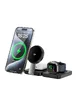 БЗУ WIWU Wi-W028 QI2 3 in 1 Wireless Charger Black