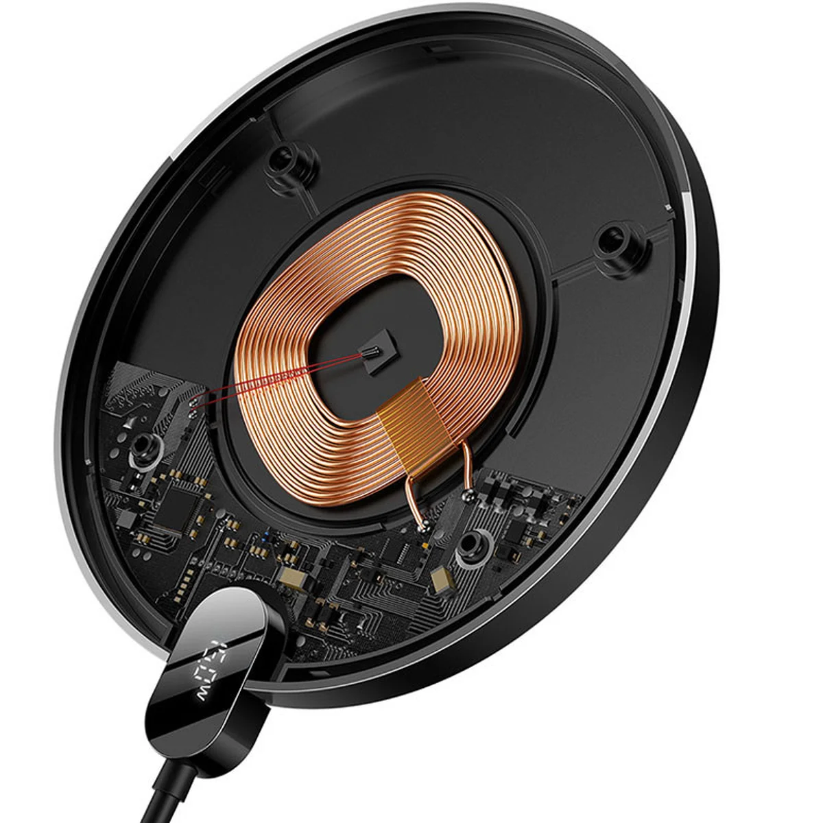 БЗУ Baseus Digital LED Display Gen 2 15W (CCED) Черный