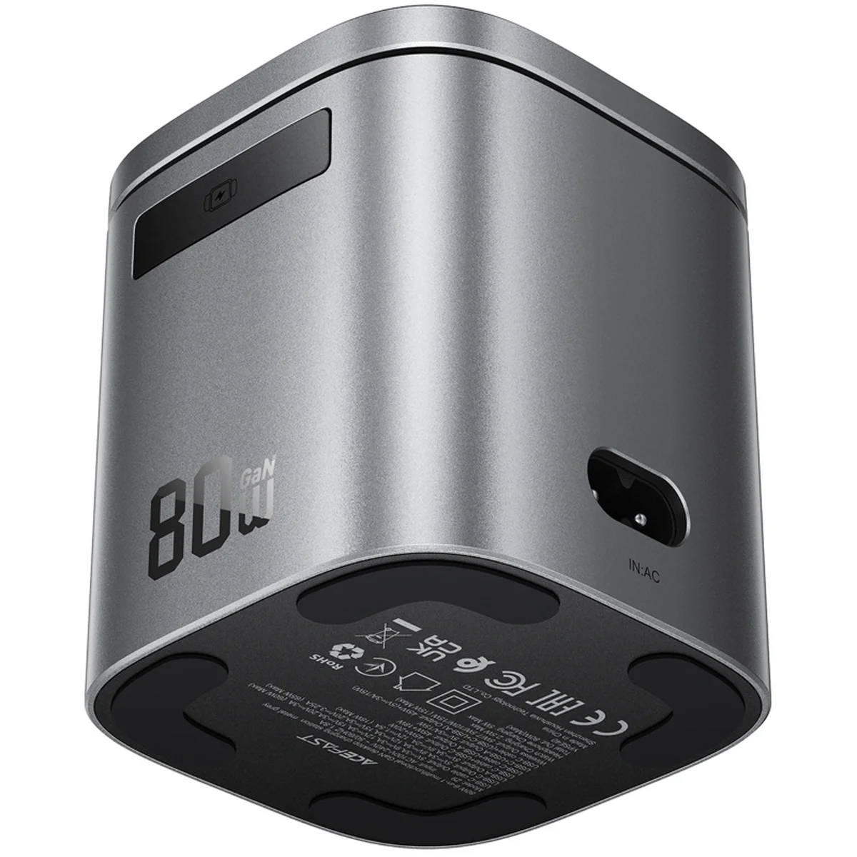 БЗУ Acefast Z9 6in1 35W GaN + СЗУ 45W Metal grey