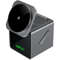 БЗУ Acefast E34 desktop 3in1 15W Gray