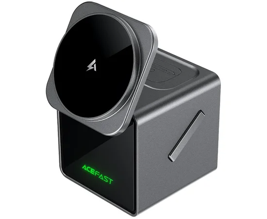 БЗУ Acefast E34 desktop 3in1 15W Gray