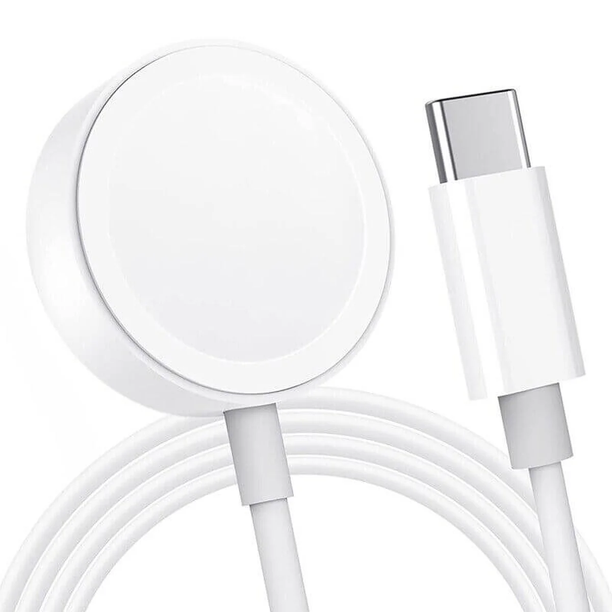БЗУ Magnetic Fast Charger to USB-C Cable for Apple Watch (AAA+) (box) White