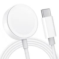 БЗУ Magnetic Fast Charger to USB-C Cable for Apple Watch (AAA+) (box) White