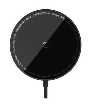БЗУ Baseus Simple Mini3 Magnetic Wireless Charger 15W (CCJJ0400) Black