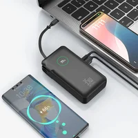 Портативное ЗУ Power Bank WIWU Wi-P049 PD20W with cable 10000 mAh Black