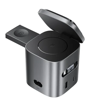 БЗУ Acefast Z9 6in1 35W GaN + СЗУ 45W Metal grey