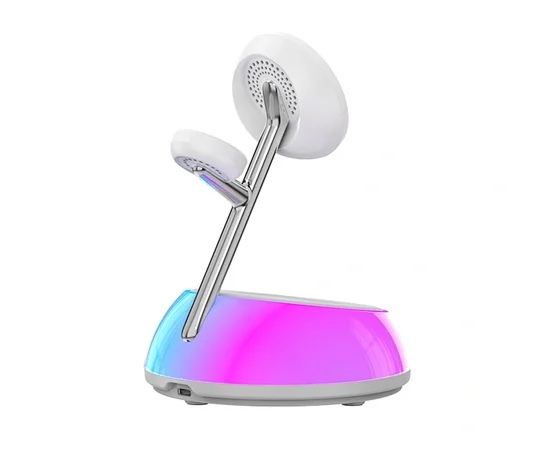 БЗУ WIWU Wi-W036 Aurora 3 in 1 wireless charger White