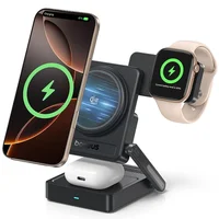 БЗУ Baseus PicoGo AF21 Portable 3in1 35W Qi2.2 + СЗУ 45W (E02054) Cosmic Black