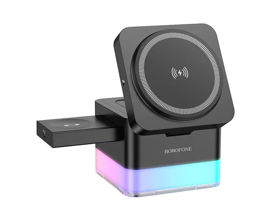 БЗУ BOROFONE BQ34 Square 3in1 15W Black