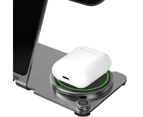 БЗУ WIWU Wi-W005 3 in 1 wireless charger Black