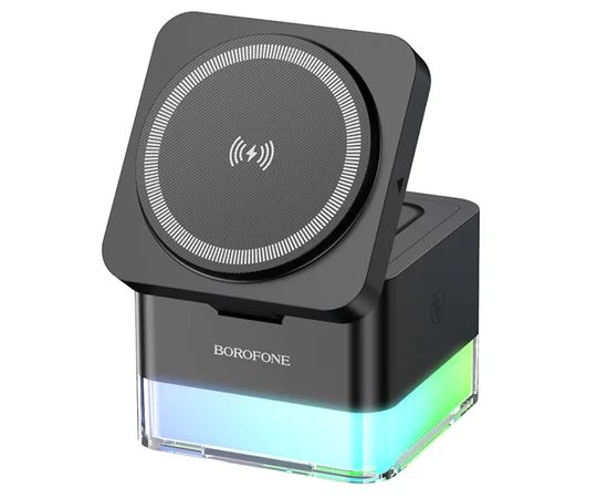 БЗУ BOROFONE BQ34 Square 3in1 15W Black