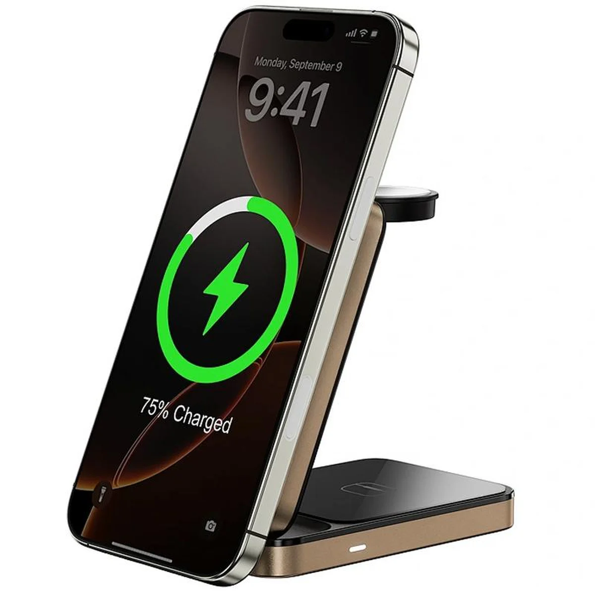 БЗУ WIWU Wi-W038 Triple 3 in 1 wireless charger Gold
