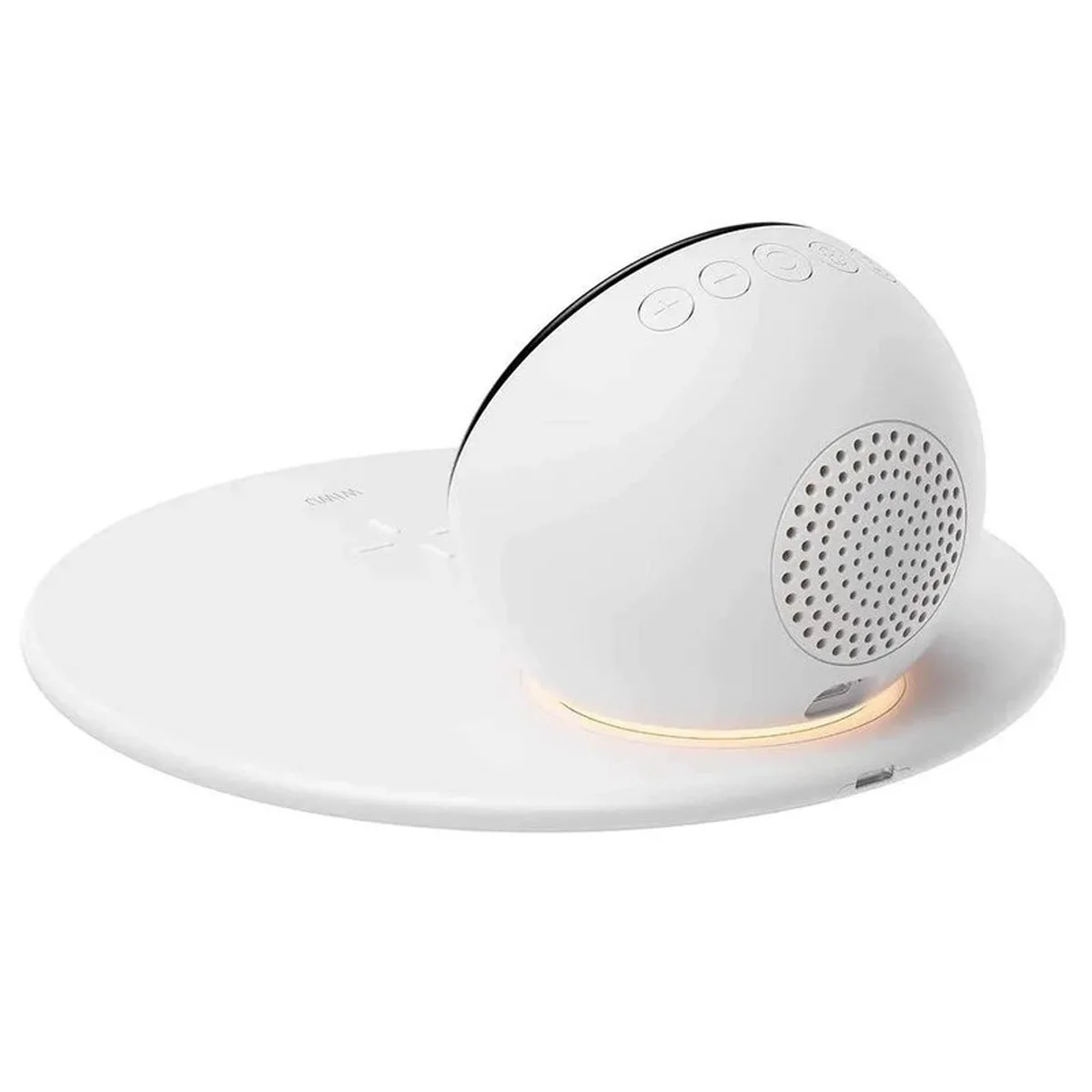 БЗУ WIWU Wi-W017 15W Wireless Charger+Digital Alarm+Bluetooth Speaker White