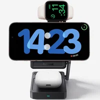 БЗУ Baseus PicoGo AF21 Portable 3in1 35W Qi2.2 + СЗУ 45W (E02054) Cosmic Black