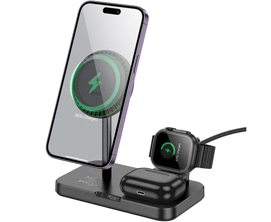 БЗУ Hoco CQ12 Joyfull 3in1 Black