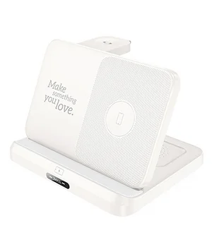 БЗУ Hoco CQ7 Fold Charge 3-in-1 White