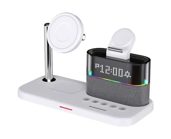 БЗУ + часы C09 4in1 White