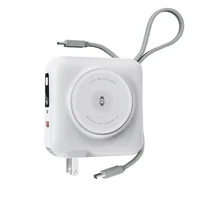 Портативное ЗУ Power Bank WIWU Wi-P051 6 in 1 PD45W с БЗУ 15000 mAh White