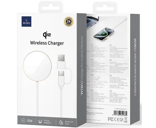 БЗУ WIWU Wi-W029 MagCircle Qi2 15W Gold