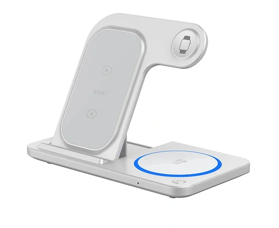 БЗУ WIWU Wi-W020 3 in 1 wireless charger White