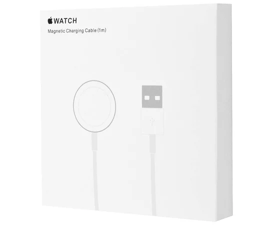 БЗУ Magnetic Fast Charger для USB-A Cable для Apple Watch (AAA) (box) White