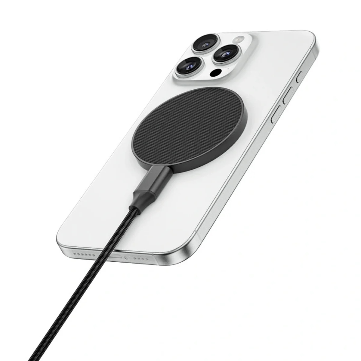 БЗУ WIWU Wi-W034 Kevlar Wireless Charger Black