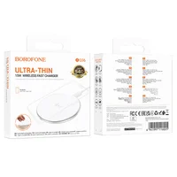 БЗУ BOROFONE BQ36 Juniper ultra-thin 15W White