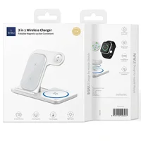 БЗУ WIWU Wi-W020 3 in 1 wireless charger White