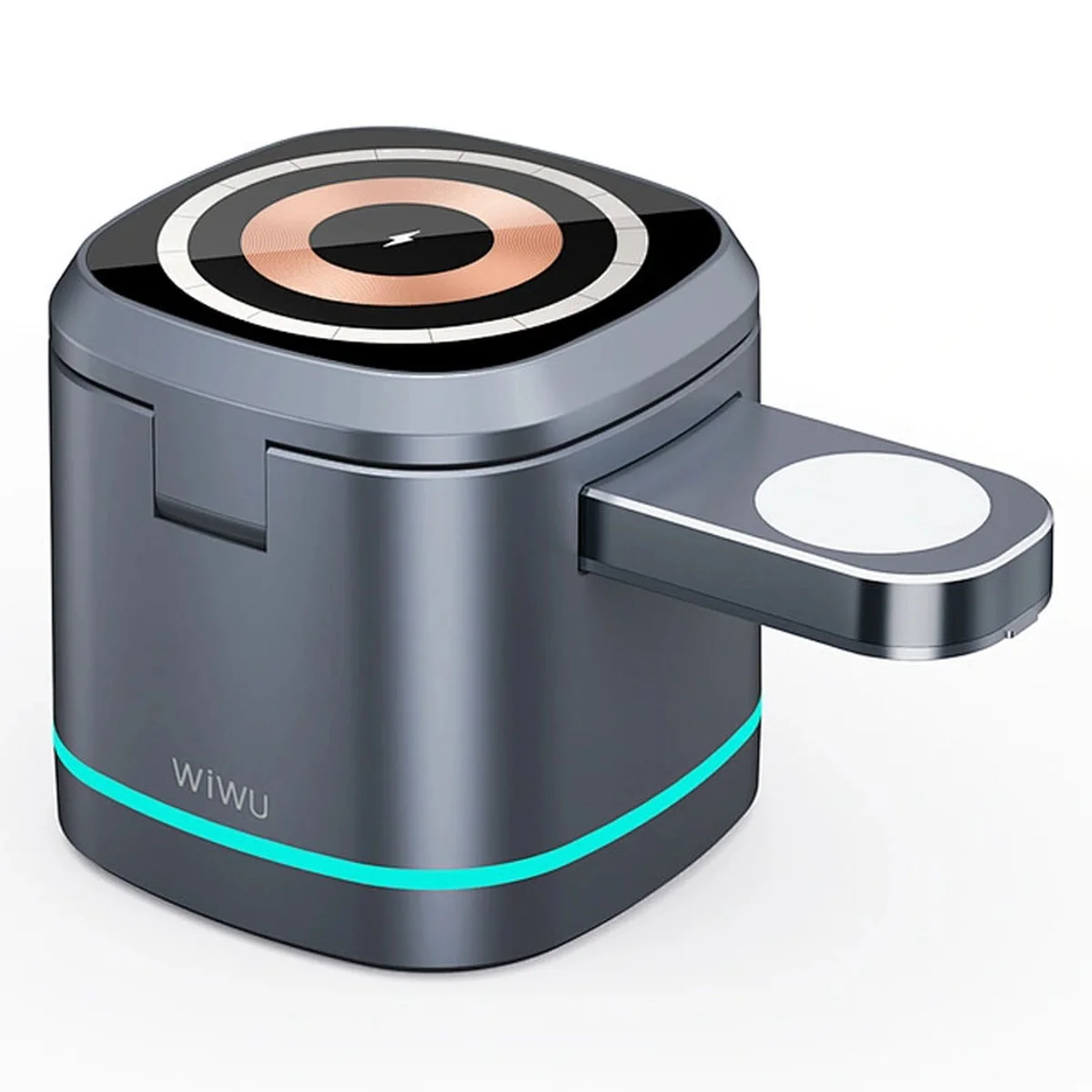 БЗУ WIWU Wi-W024 3 in 1 wireless charger Grey