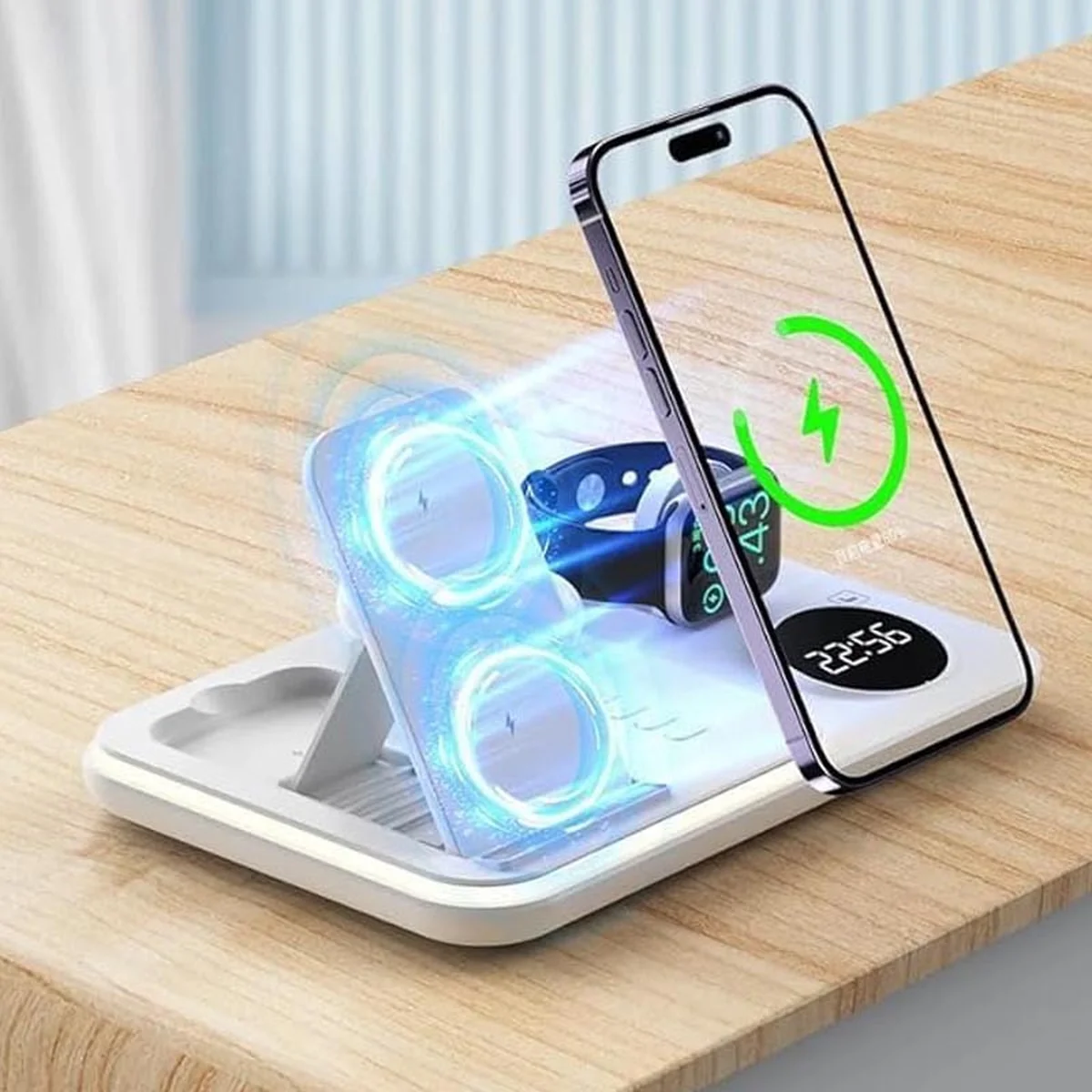 БЗУ + часы A82 4in1 White