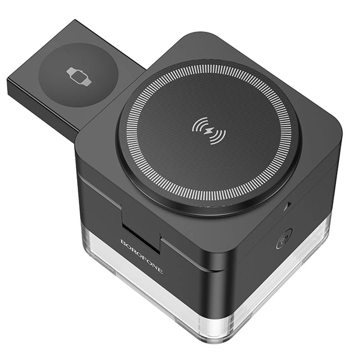 БЗУ BOROFONE BQ34 Square 3in1 15W Black