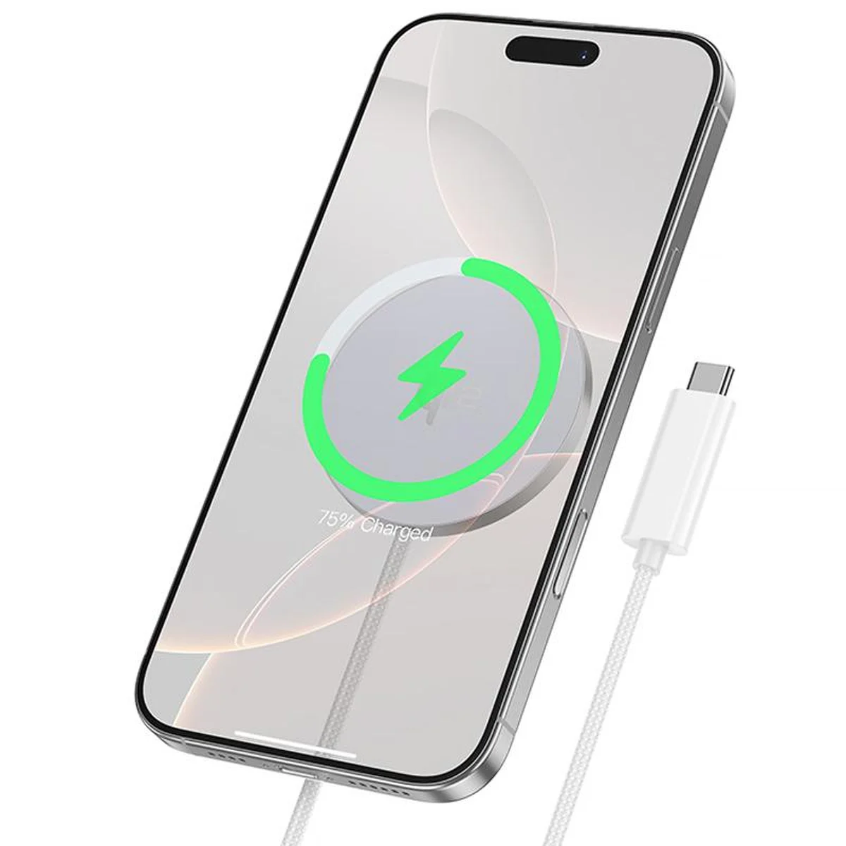 БЗУ Hoco CW63 Fast Qi2 magnetic 15W White