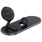 БЗУ Acefast E19 Qi2 desktop 3-in-1 Black