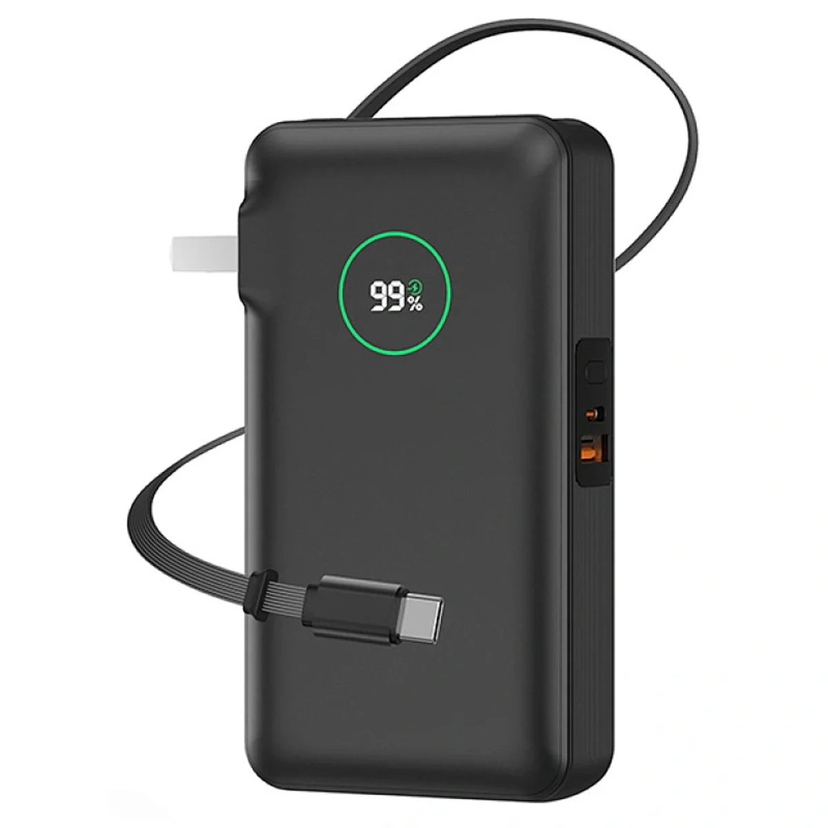 Портативное ЗУ Power Bank WIWU Wi-P049 PD20W with cable 10000 mAh Black